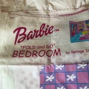 Barbie Fold and Go Bedroom Fabric quilting